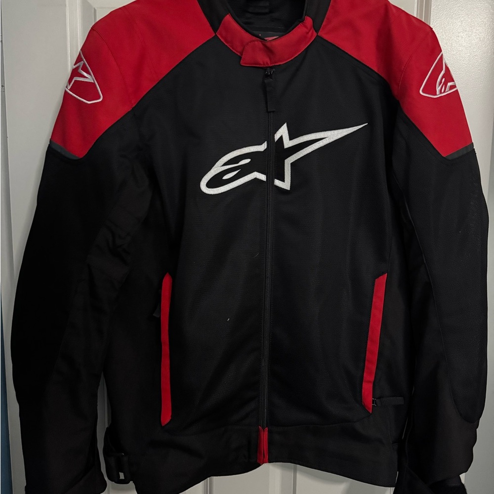 Alpinestars Red and Black Riding Jacket